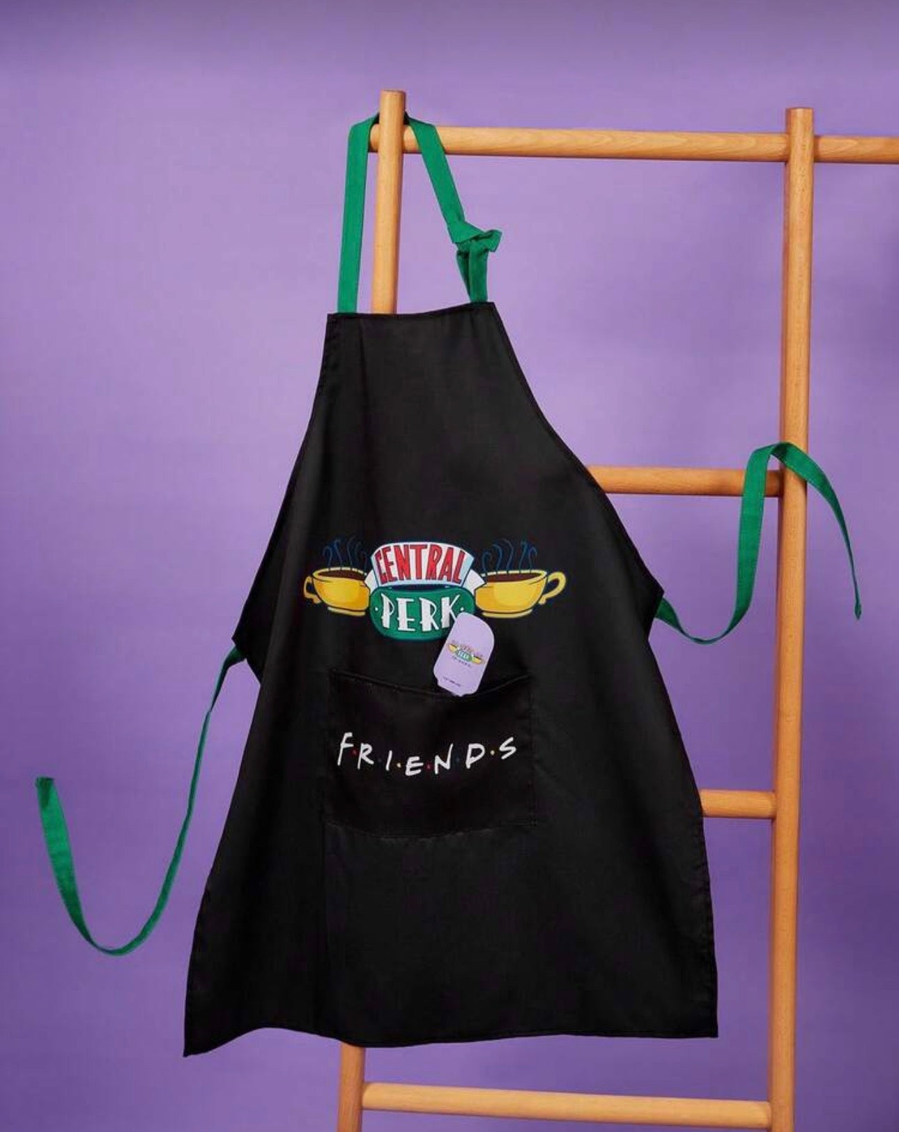 Official Friends TV Show Central Perk Black Kitchen Apron