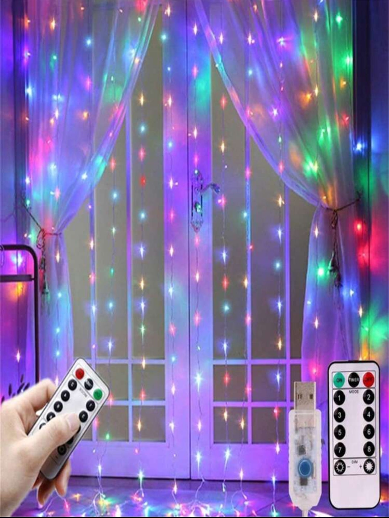 USB Curtain Lights