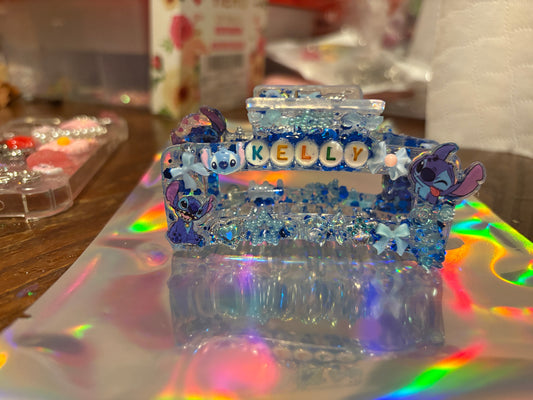 Stitch Junk Theme Claw Clip