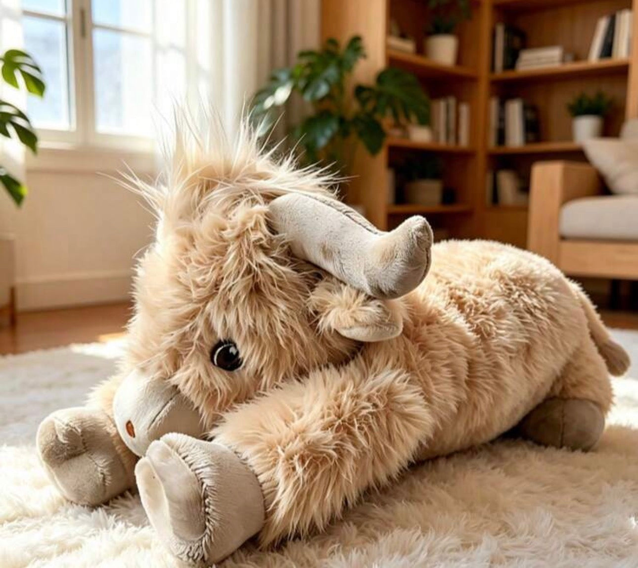 Ultra-Soft Plush Highland Cow Body Pillow