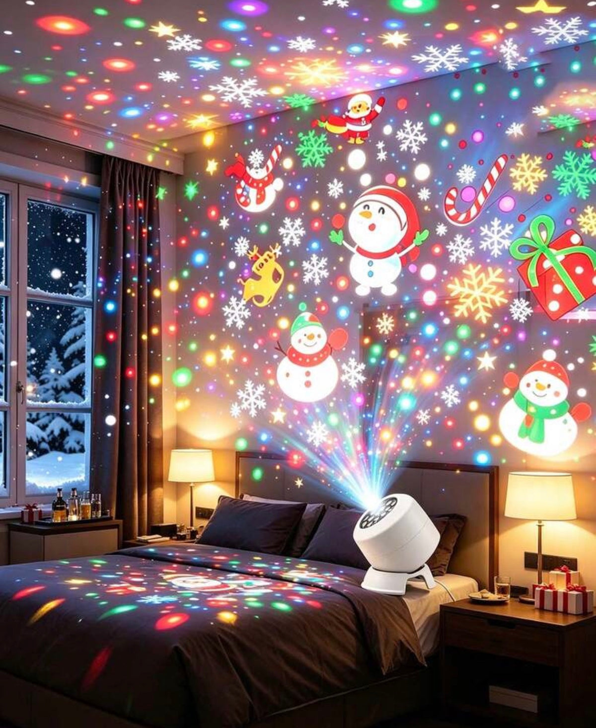 LED Christmas Projection Lamp