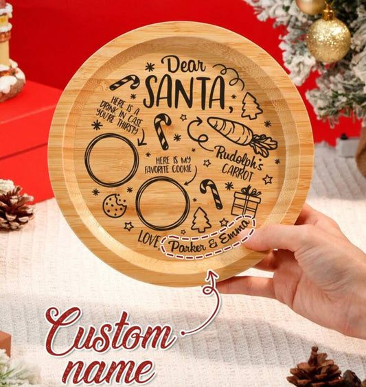 Personalised Santa Treat Plate