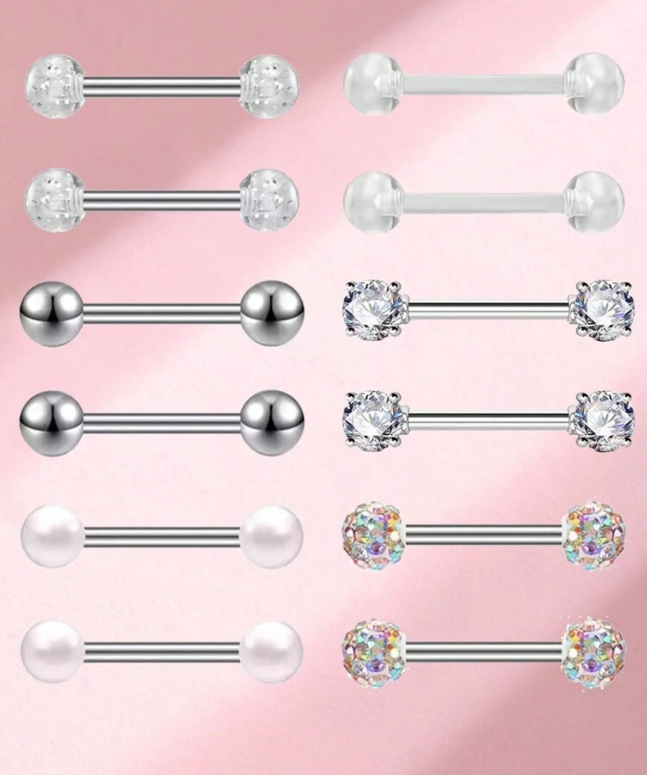 Set of 12 Tongue Bars