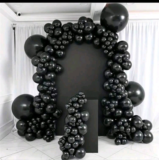 Black Balloon Arch