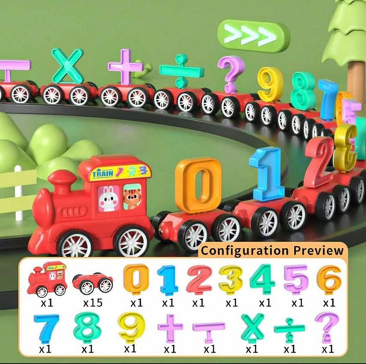 21 Piece Number Train