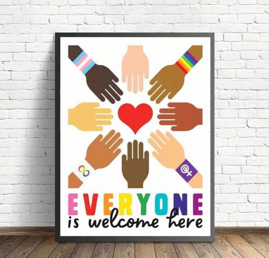 Everyone Is Welcome Here Poster
