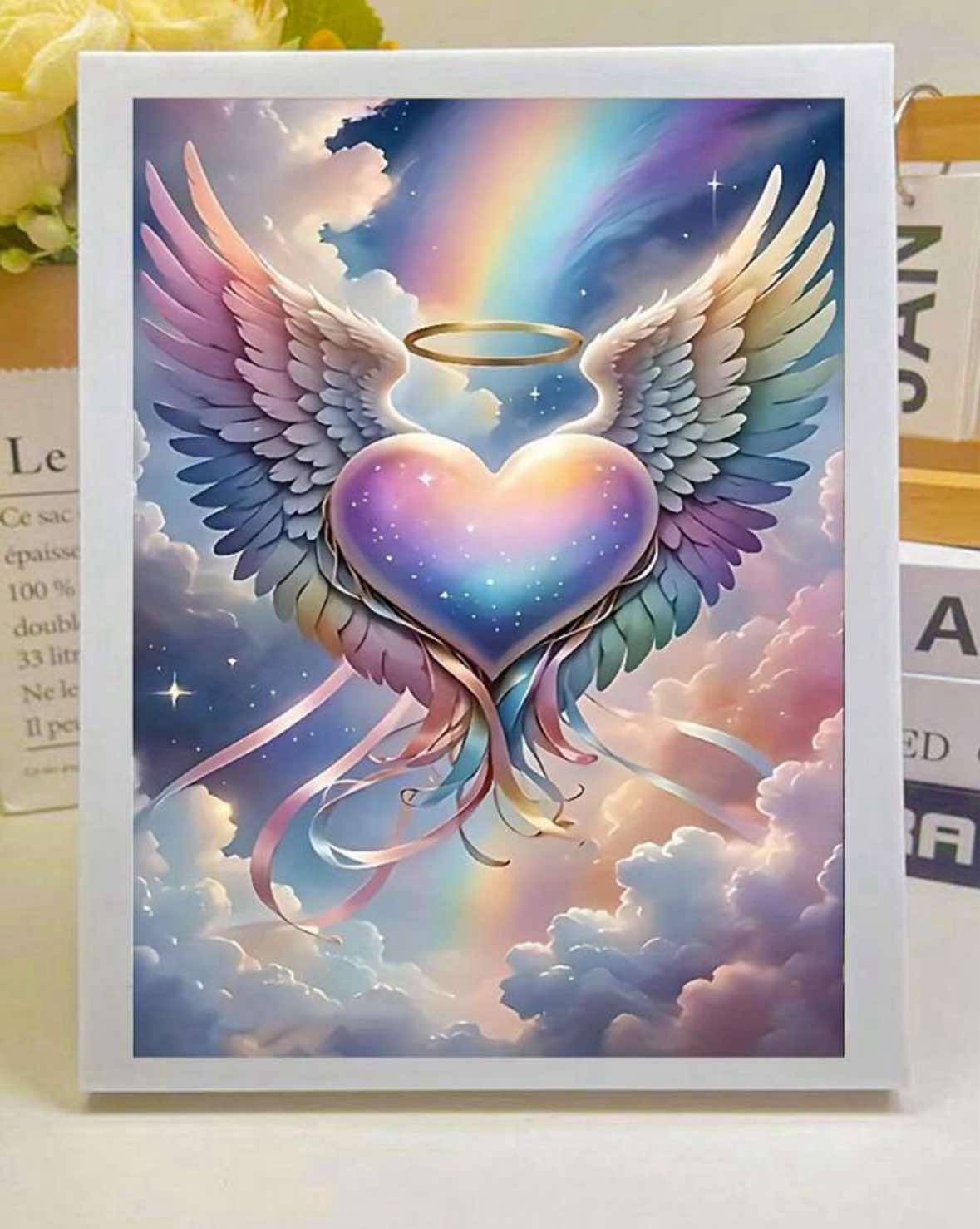 Angel Wings Heart Diamond Painting