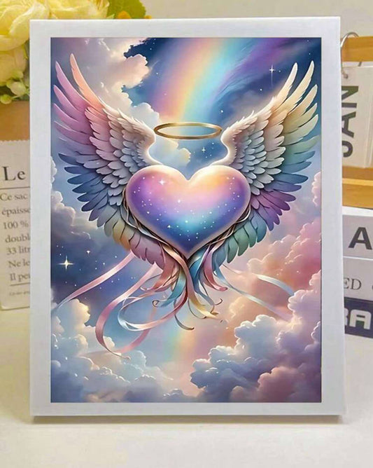 Angel Wings Heart Diamond Painting
