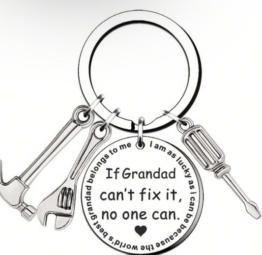 If Grandad Can’t Fix It No One Can Keyring