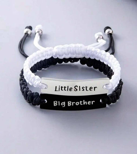 Little Sister Big Brother Adjustable Bracelets