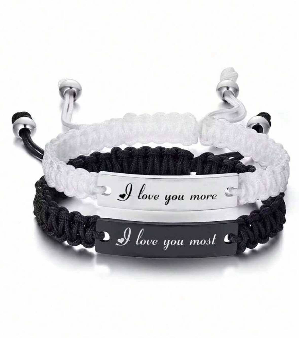 I Love You Adjustable Bracelets