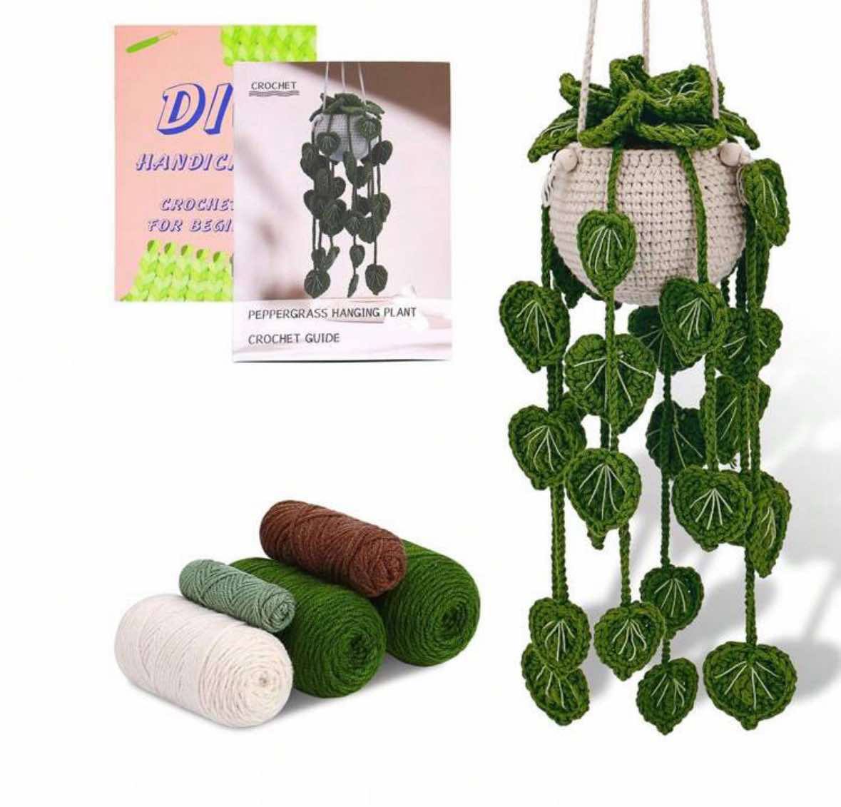 Hanging Basket Crochet Kit
