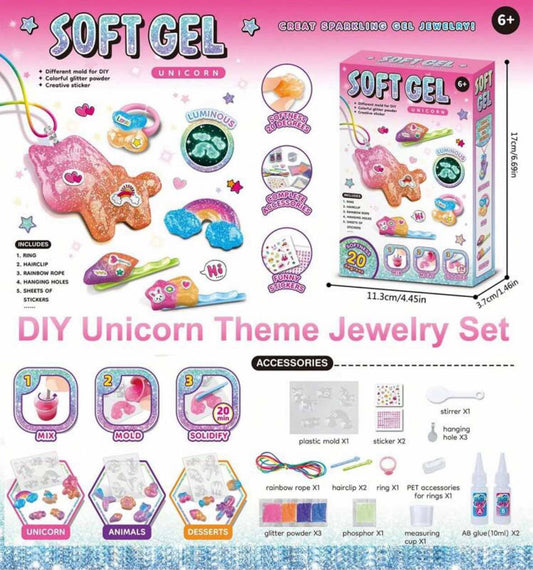 Unicorn Soft Gel Jewellery