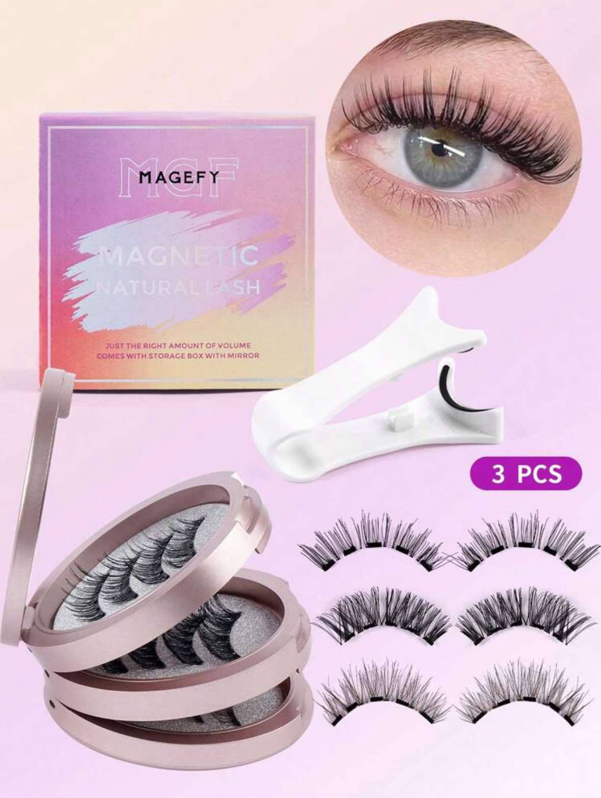 3 Pairs Magnetic Eyelash Set