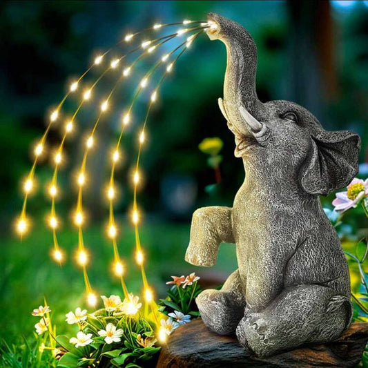 Light Up Elephant Statue