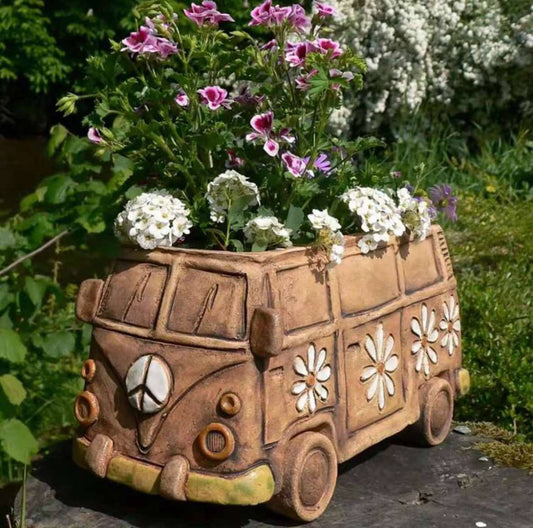 Hippy Style Flower Pot
