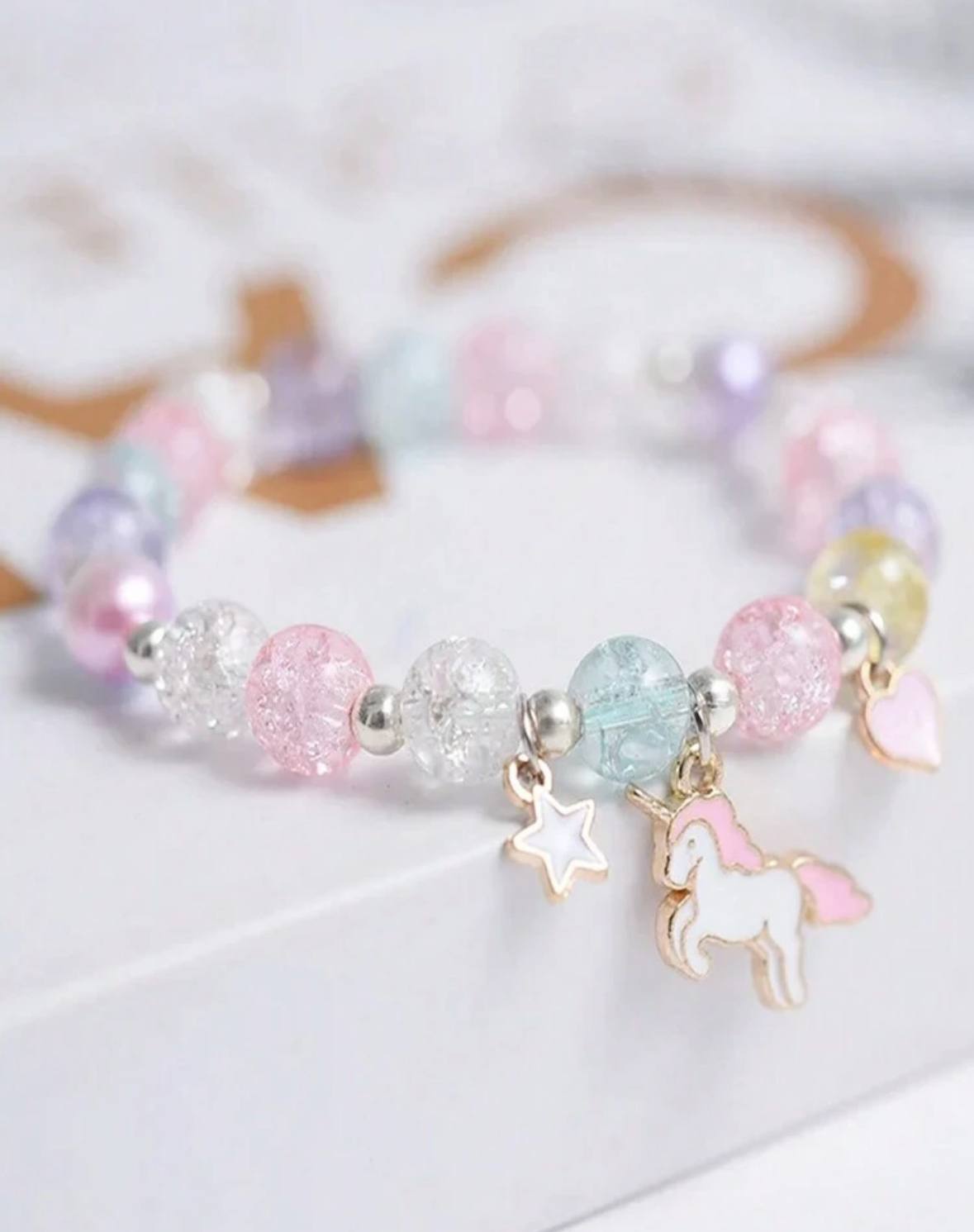 Unicorn Beaded Bracelet