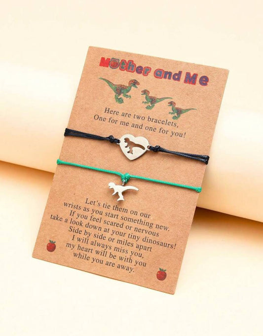 2 Piece Dinosaur Bracelets