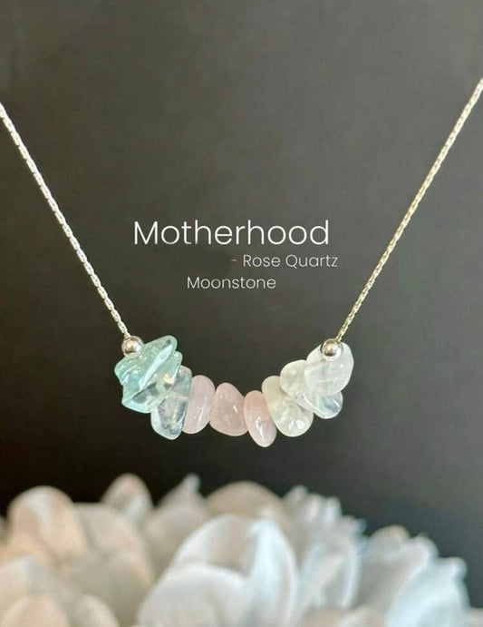 Motherhood Rose Quartz Necklace