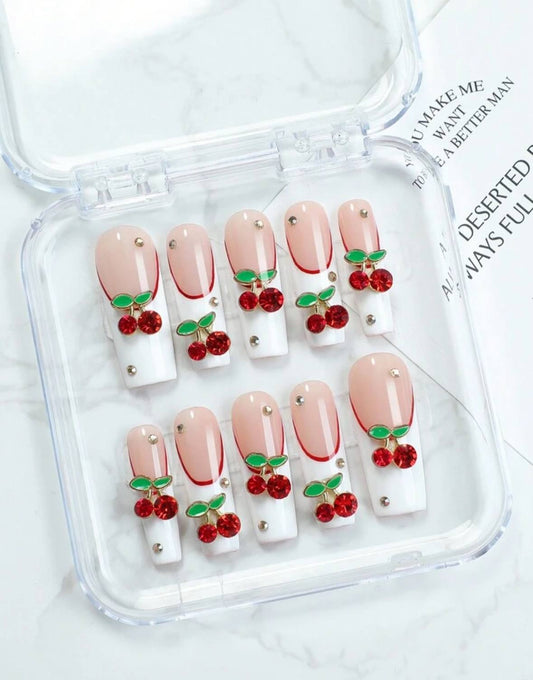 Hand Made Cherry Nails