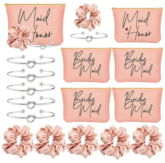 Pink Bridesmaid Proposal Gifts