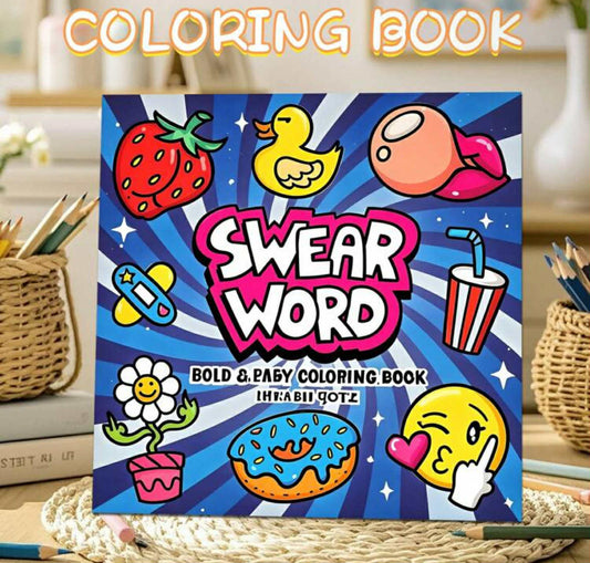 Swear Word Colouring Book