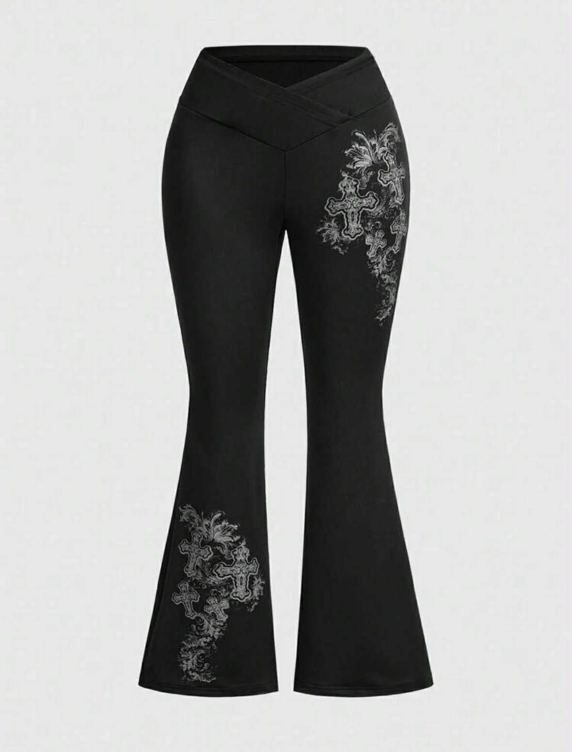 Curve Vwaist Cross Trousers