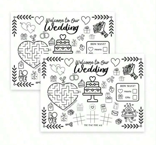 20 Kids Wedding Activity Pack