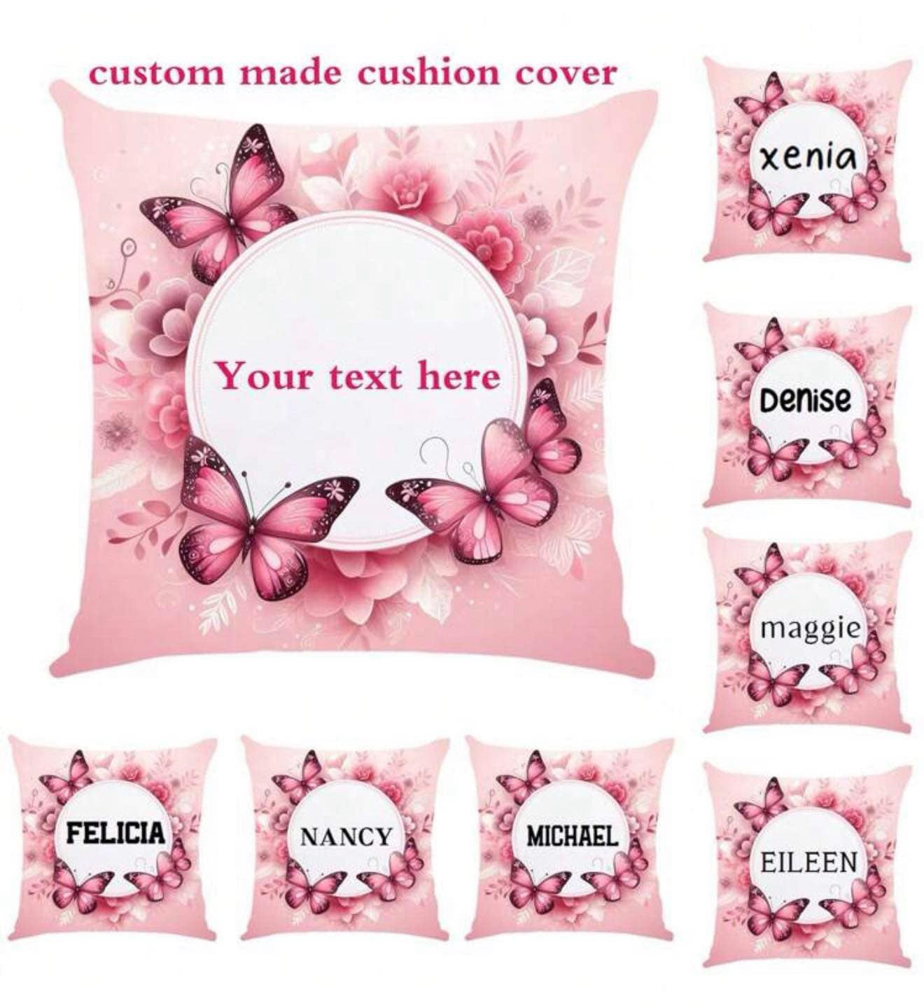 Personalised Girls Cushion