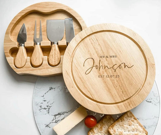 Personalised Cheese Board Set