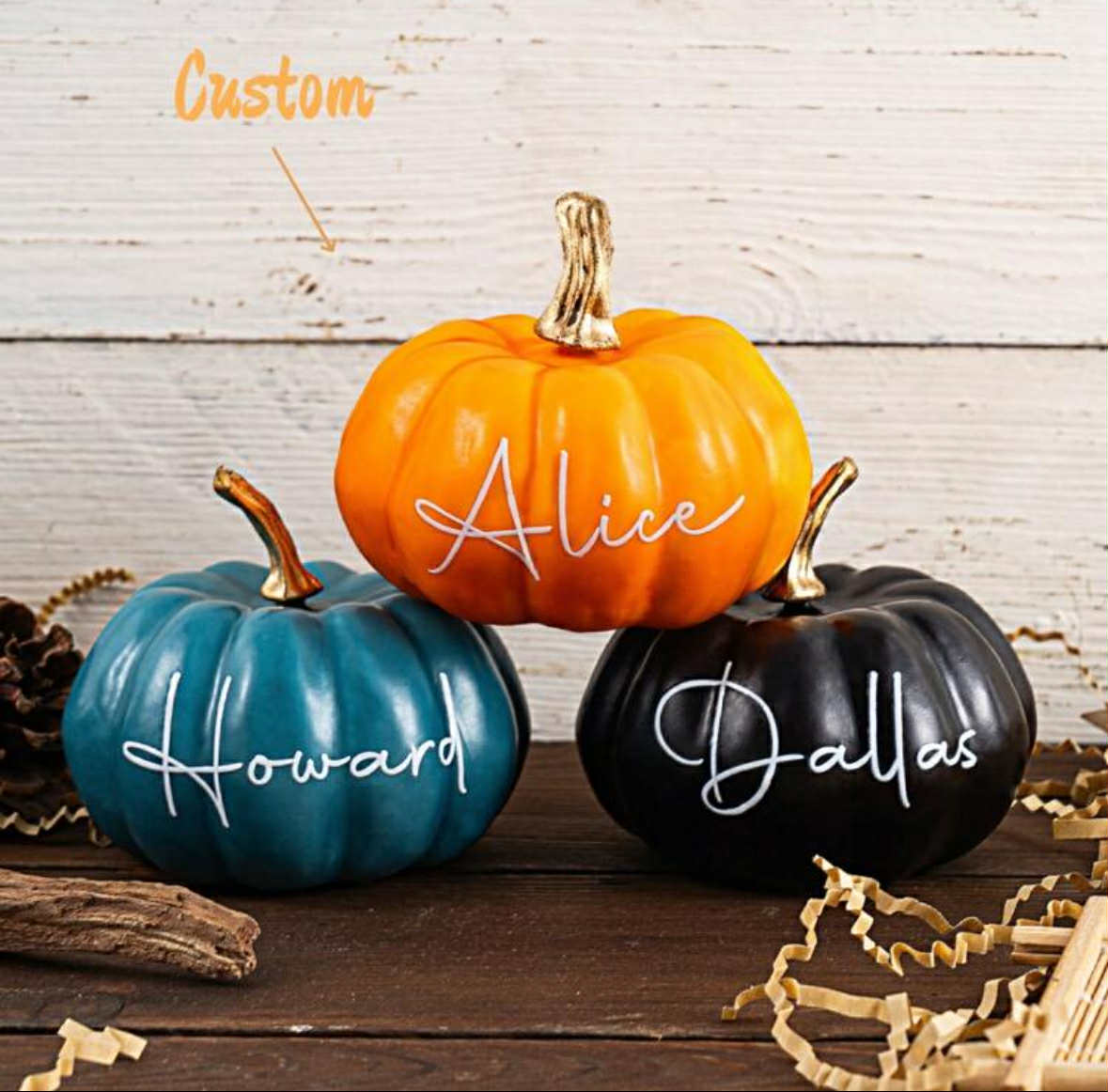 Personalised Pumpkin Ornament