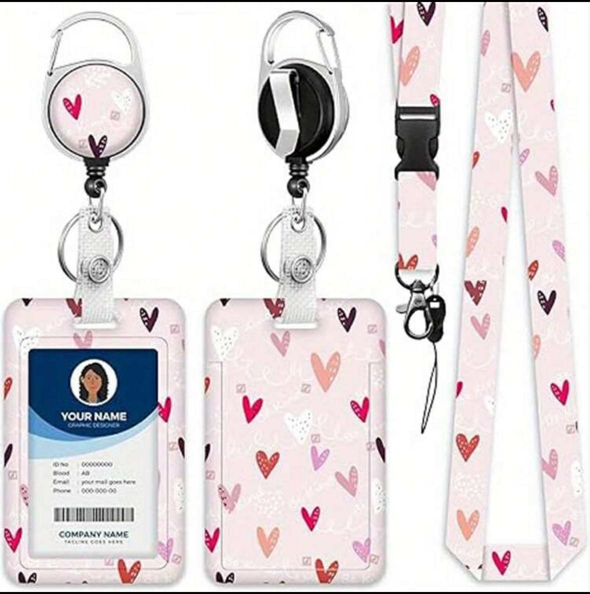 Heart Lanyard and Case