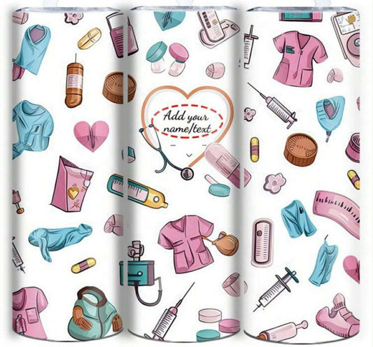 Personalised Nurse Tumbler 20oz