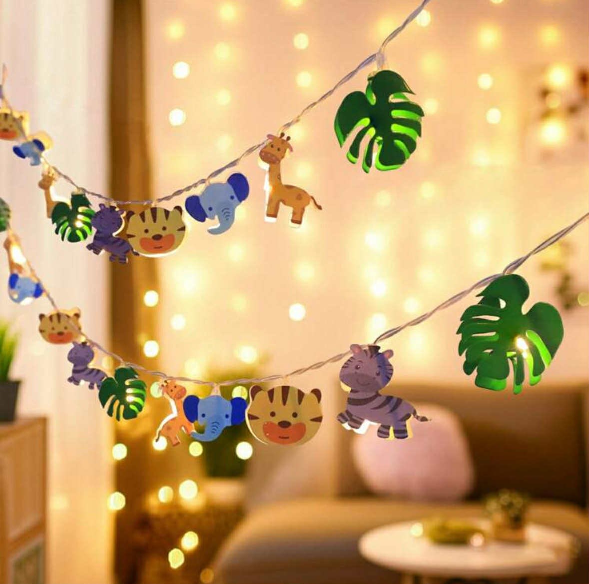 2 Meters Zoo Animals String Lights