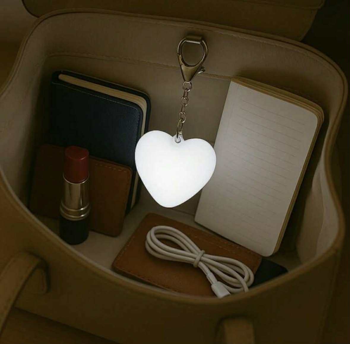 Heart Shaped Bag Light