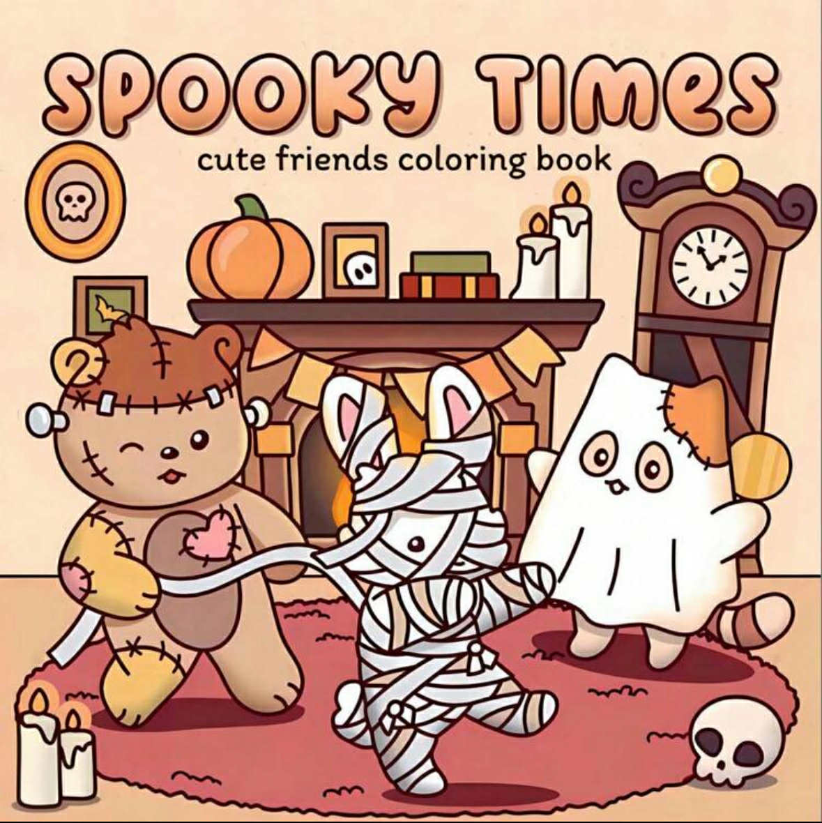 30 Page Spooky Times Colouring Book
