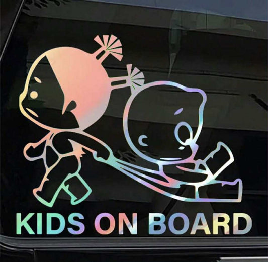 Kids On Board Car Sticker