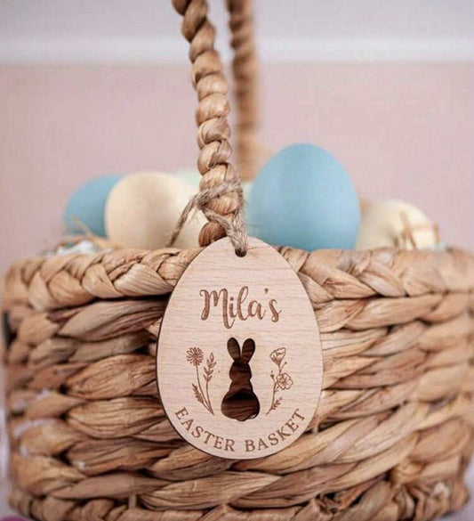 Personalised Easter Basket Tag