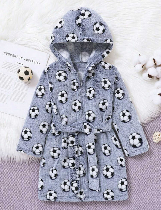 Kids Football Dressing Gown