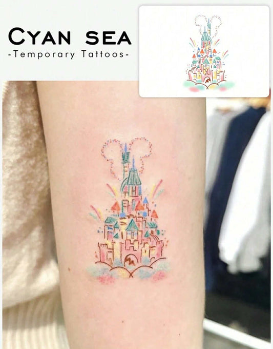 Dream Castle Temporary Tattoo