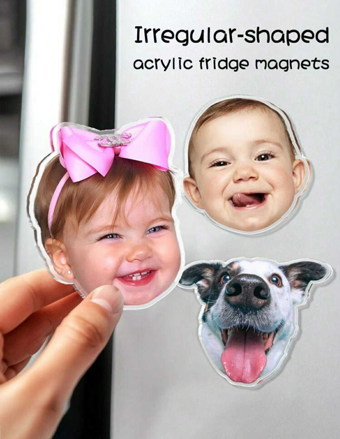 Personalised Acrylic Fridge Sticker