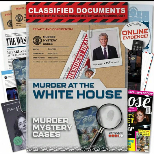Murder At The Whitehouse Cold Case Investigation Book