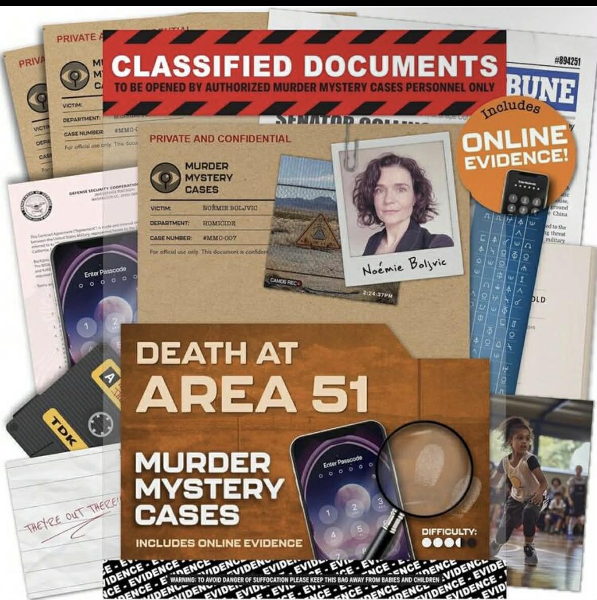 Death At Area 51 Murder Mystery Book
