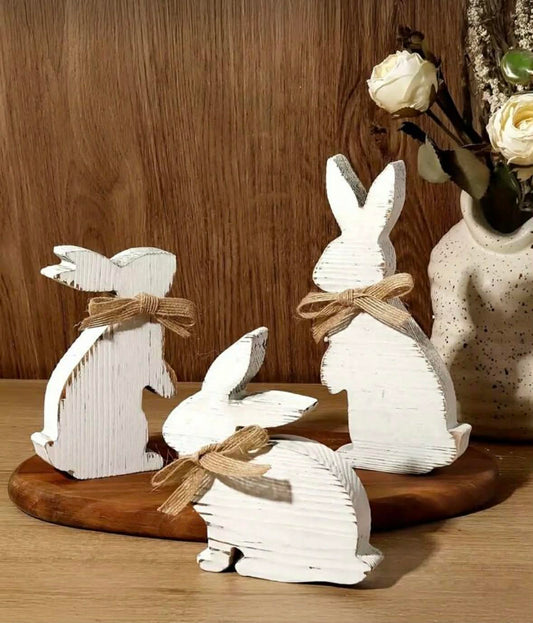 3 Piece Easter Bunny Ornaments