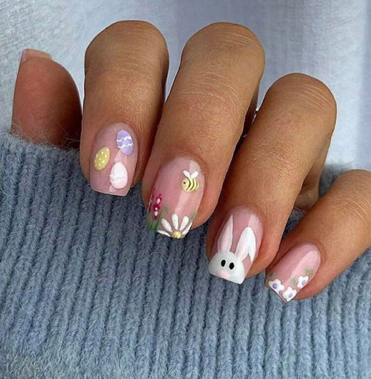 Easter Short Nails