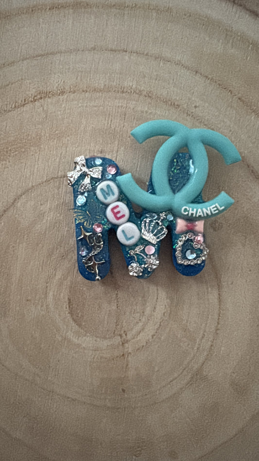 Handmade Resin Letter Junk Keyring