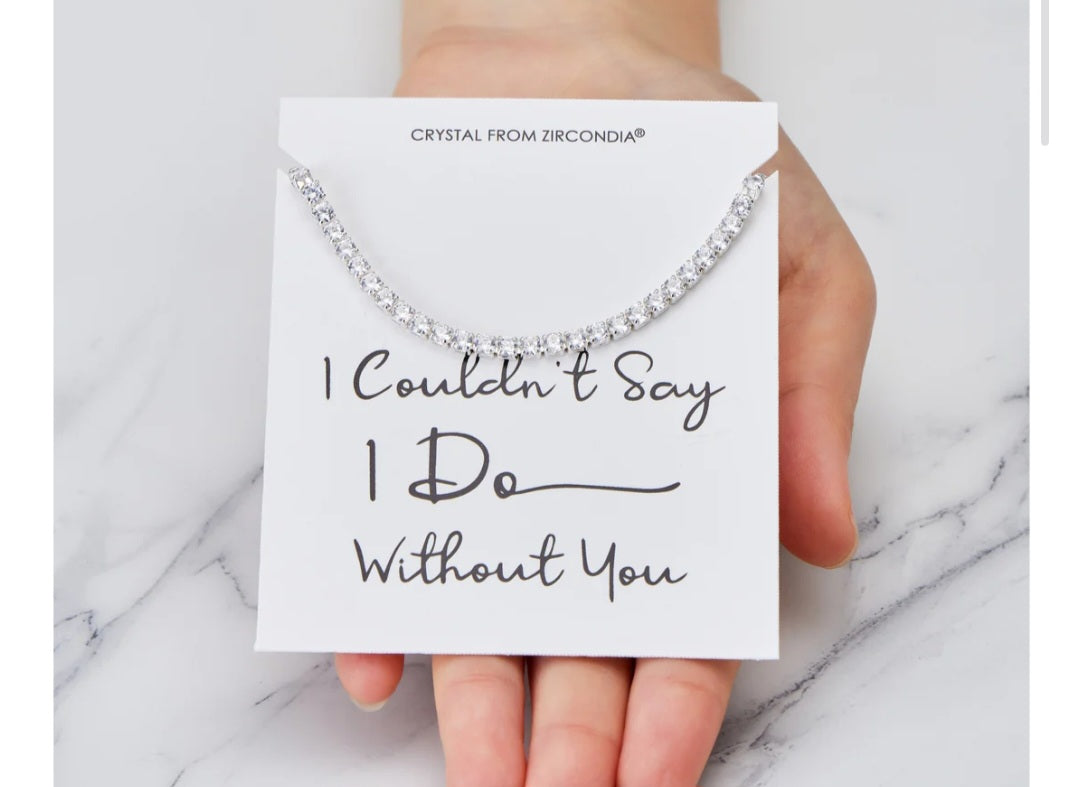 Crystal Bridesmaid Bracelet