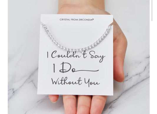 Crystal Bridesmaid Bracelet