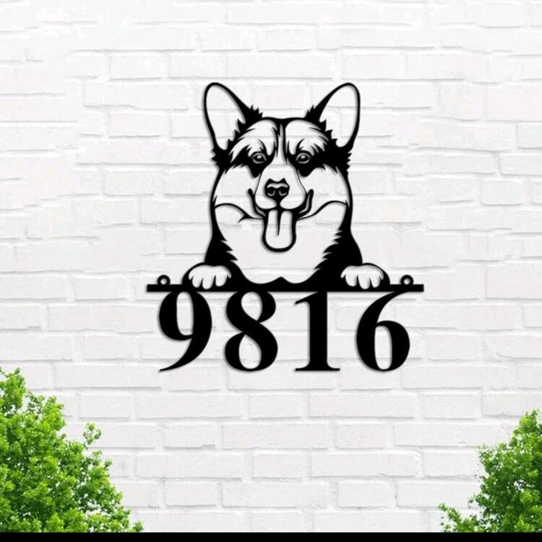 Customised Dog Metal Wall Art