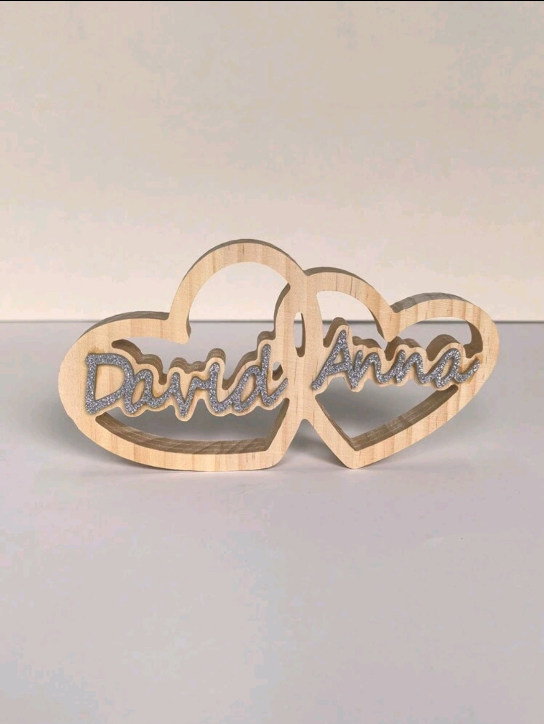 Personalised Wooden Heart